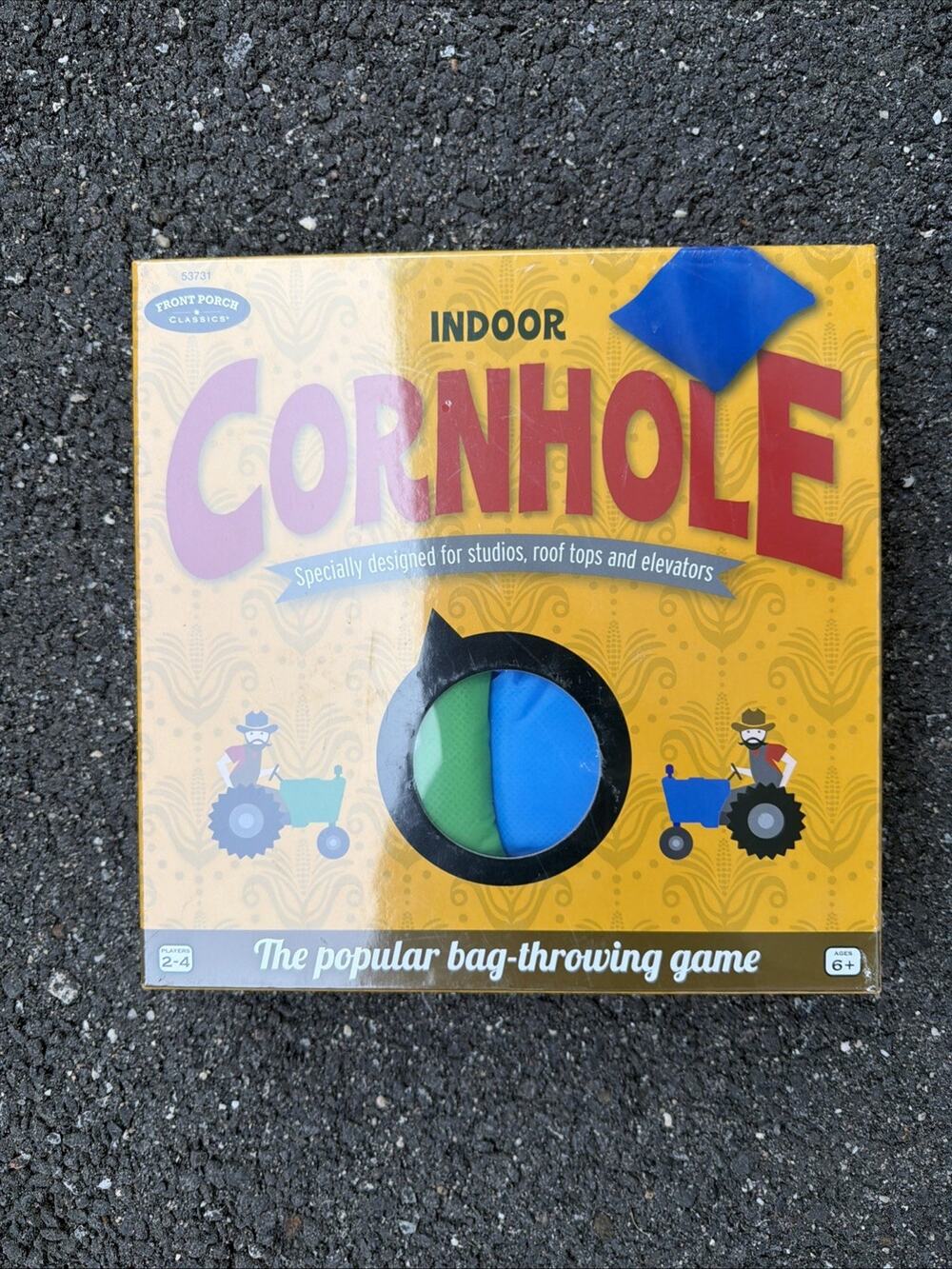 Indoor Cornhole Game Complete Set in Original Box Unopened Sealed Box Family Fun